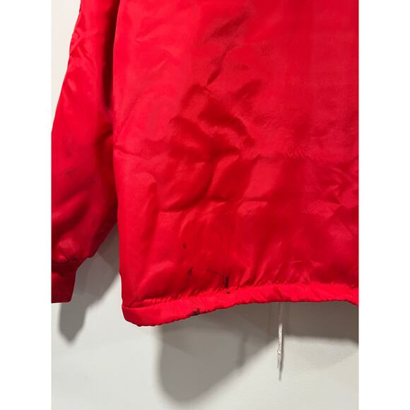 Vintage 1970s American Airlines Red Bomber Full Zip Up Jacket Size Medium JL - Picture 9 of 16